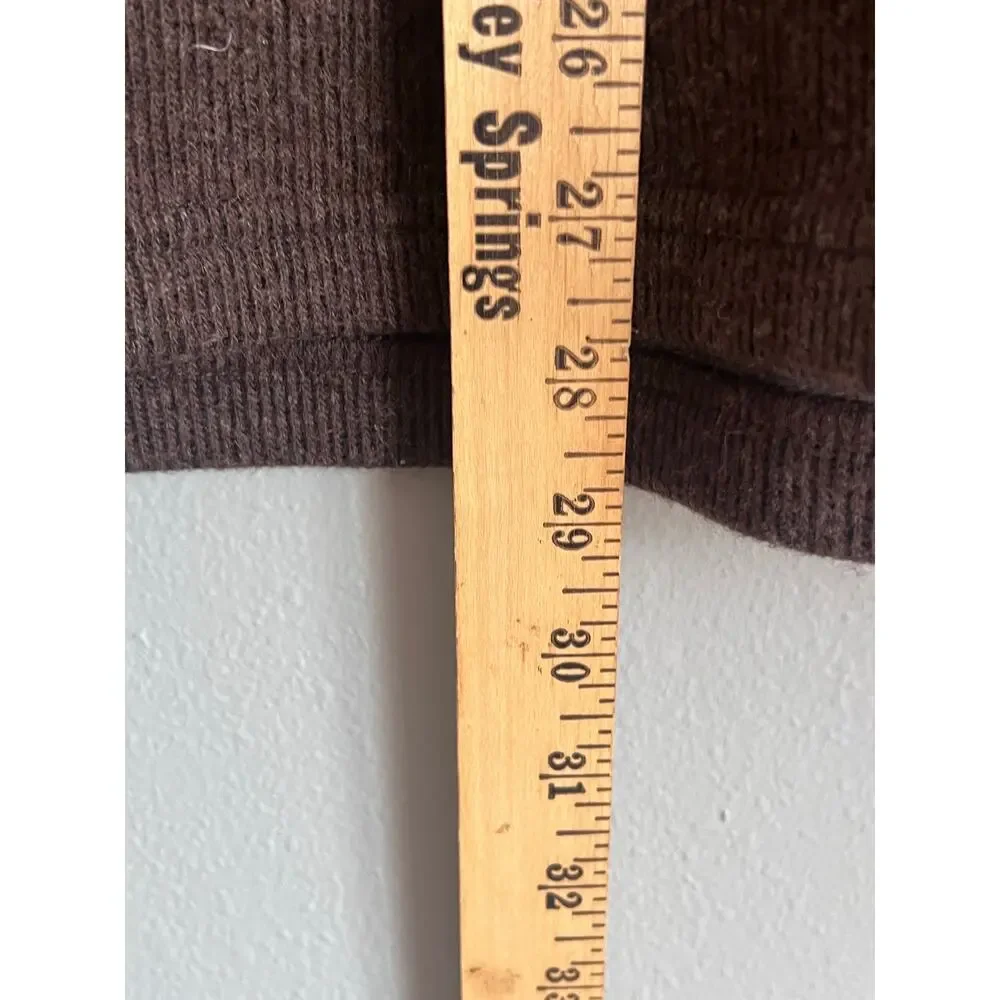 Kuhl Thermokore Temperature Regulating Men L Chocolate Brown Quarter Zip Sweater